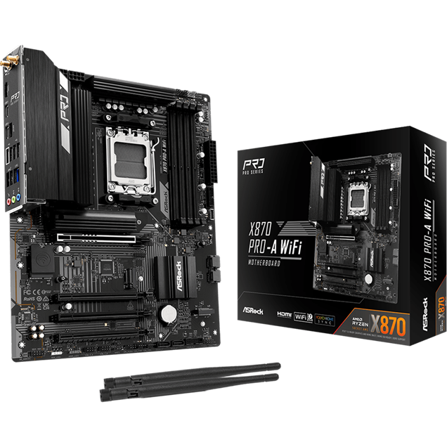 ASRock X870 PRO-A WIFI ATX Motherboard for AMD AM5 CPUs